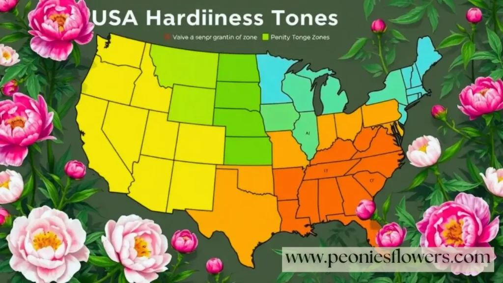 Peonies face different challenges in various climates